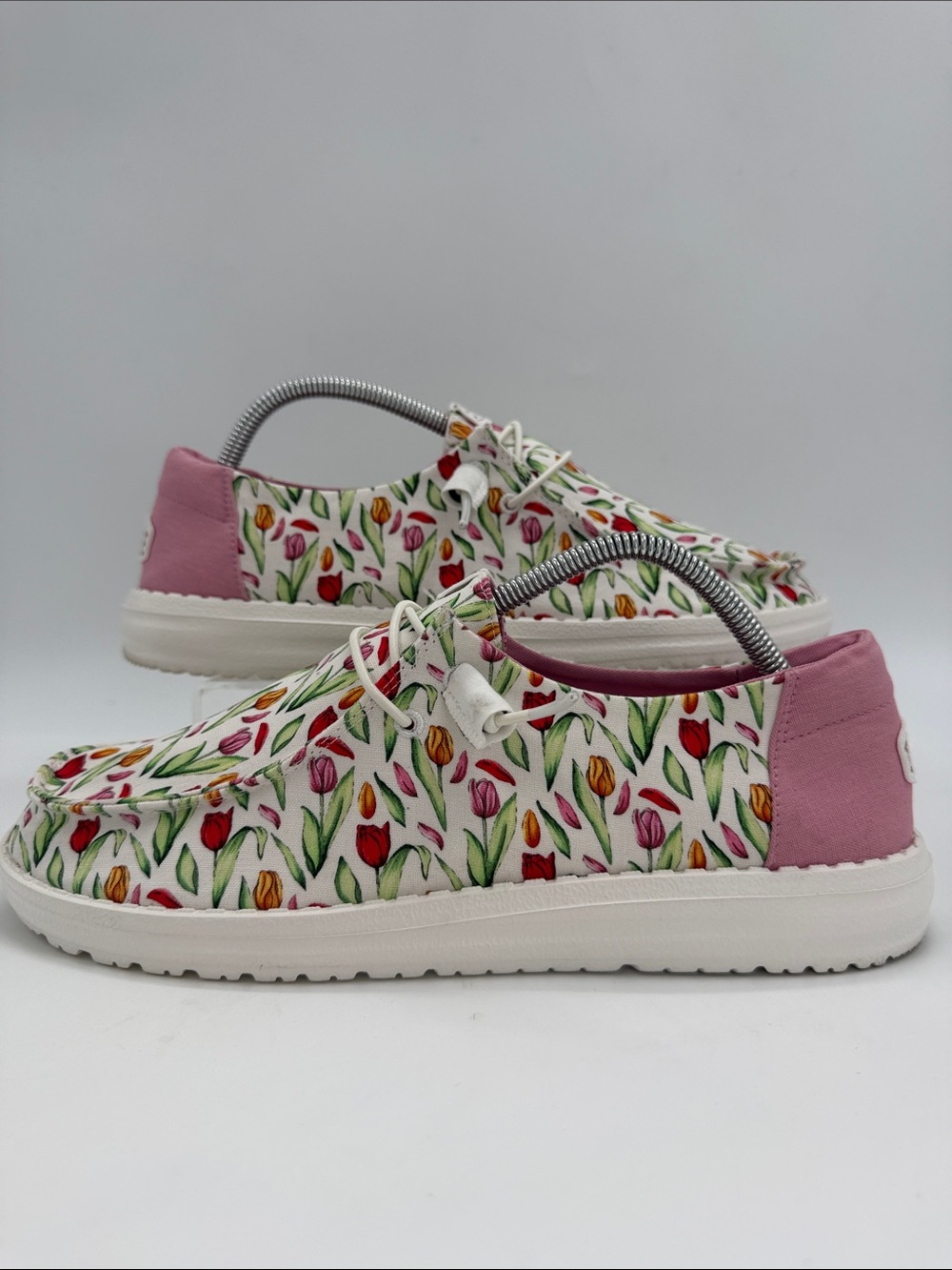 HEYDUDE Women's Size 11.0 Wendy Tulip Bouquet Slip-On Loafer
